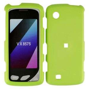 RUBBER GREEN HARD CASE FOR LG CHOCOLATE TOUCH VX8575  