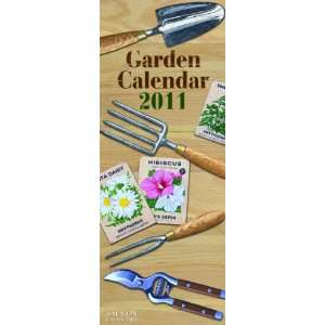  2011 Flower Calendars Garden   12 Month Slim   15.2x39 