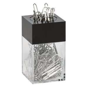    The Container Store Paper Clip Dispenser & Clips