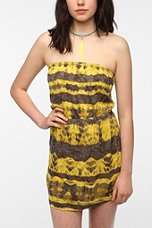 Ecote Strapless Knit Dye Effect Dress