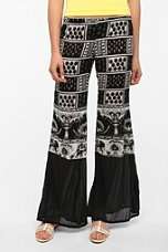 Urban Renewal Gauze Bell Bottom Pant