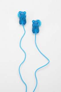 UrbanOutfitters  Gummy Bears Earbud Headphones   Blue