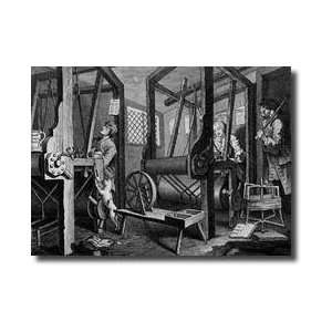   Plate I Of industry And Idleness 1747 Giclee Print