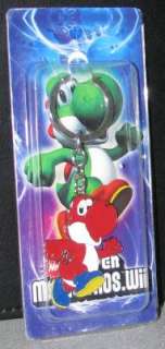 Super Mario Bros. Wii Red Yoshi Metal Keychain  