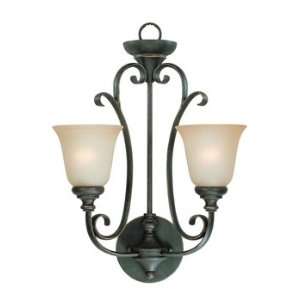 Jeremiah Lighting 24222 MB Barret Place   Two Light Wall 