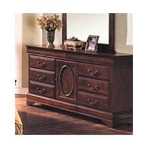  Storage Dresser Brown Cherry Finish Furniture & Decor