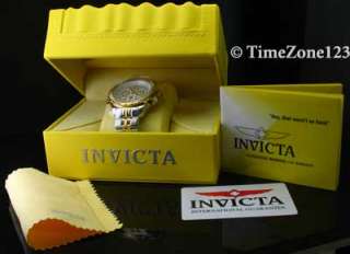 Invicta 5259 Steel Sport Mens Watch Day Date 10 ATM New  