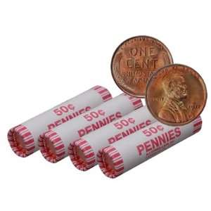  Roll of U.S. Wheat Cent Pennies   Pre 1940s   50 Coins 