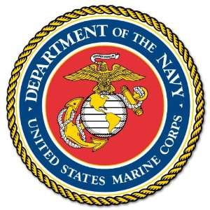  Marine Corps US NAVY marines car bumper sticker 4 x 4 