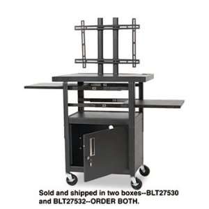  BALT 27532   Height Adjustable Flat Panel TV Cart, 4 Shelf 