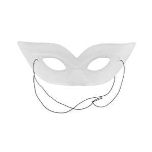  Mardi Gras Mask 062 Harlequin Mask White Toys & Games