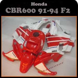 Honda CBR600 F2 91,92,93,94 CBR 600 FAIRING Kits ABS Plastic Bodywork 