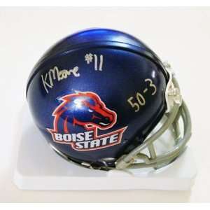  Kellen Moore Autographed/Hand Signed Boise State Blue 
