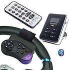 Bluetooth Car Kit FM Transmitter  Player W/ Steering Wheel 