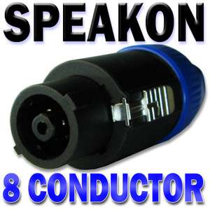 pole pin male speakon speaker cable connector plug  