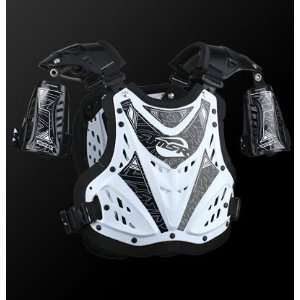  MSR CLASH ROOST CHEST PROTECTOR DEFLECTOR WHITE LG 