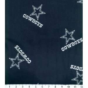  NFL Fleece Fabric Dallas Cowboys Embroidered