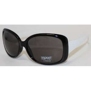 Esprit Sunglass Black / White Plastic Fashion Rectangle 19306 538 