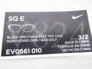 NIKE SQ EV 0561 Sunglasses Black 2 Set Lens EV0561 010  