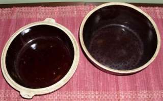   Dark Brown Stoneware ~ Covered Casserole/Dish ~ Yellow Ware  