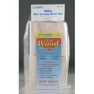  Midwest   Balsa Mini Wood Carving Blocks (Balsa Wood 