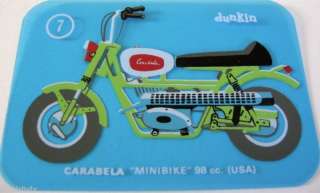 Carabela Mini Bike Vintage Dunkin Motorcycle Card #7 B  
