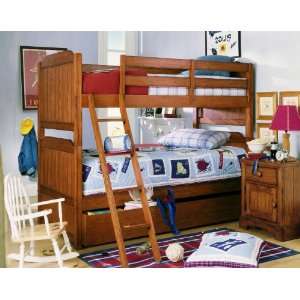   Lea Youth Furniture Jackson Creek Bunk Bedroom Set (Brown Oak) Home
