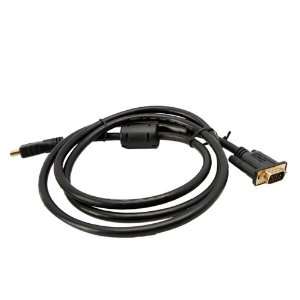  FT Gold HDMI Male to VGA HD 15 Male Cable 1.8 M PS3 Electronics