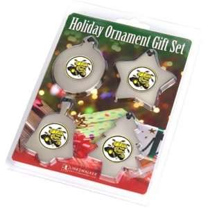  Wichita State Shockers 4 Pack Christmas Tree Ornaments 