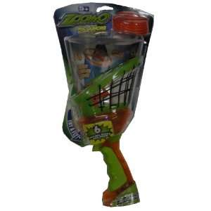 Zoom O Disc Launcher with Catch Net   Orange and Green  