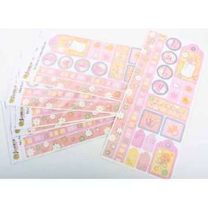  Collection of Sweet Baby Girl Stickers   6 Individual 