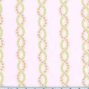   EscapeTwisted Rosette Pink Fabric By The Yard Arts, Crafts & Sewing
