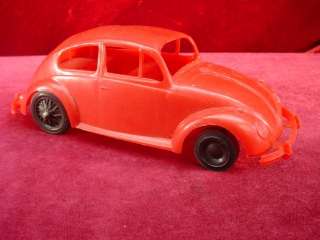 Vintage 1960s/1970s Plastic VW BUG Volkswagen Beetle TOY  