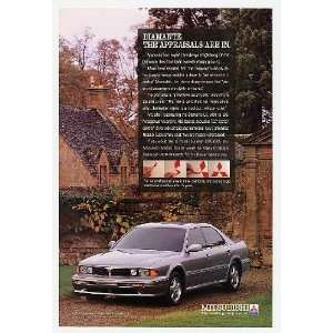  1992 Mitsubishi Diamante Print Ad (5588)