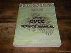   ,1974,1975,1976,1977,1978,1979 Honda Civic CVCC Service Manual  