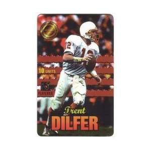 Collectible Phone Card 10u Men of Destiny Trent Dilfer QB Tampa Bay 