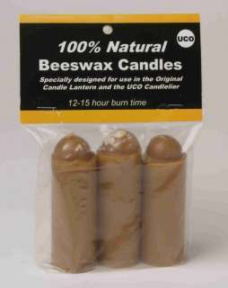Lot 18 UCO Beeswax Candles   