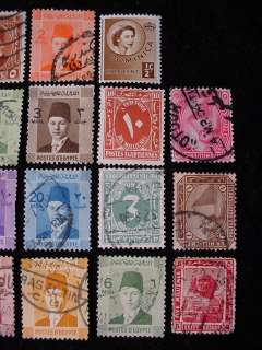 Estate Lot 40 Egypt POSTAGE STAMPS Old Collection  