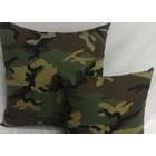   Camouflage   Poly Cotton Blend   26 x 26 Floor Pillows   Made in USA