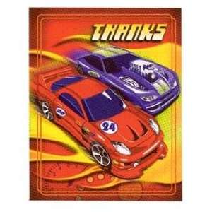 Hot Wheels Cars Thank You Notes Party Supplies  Toys & Games   
