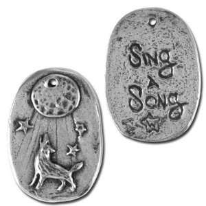  22mm Green Girl Sing a Song Pewter Charms Arts, Crafts & Sewing