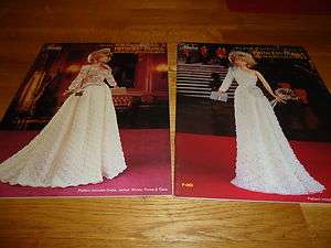 Princess Diana Crochet Fashion Pattern Books 1988 Royal Dress 1985 