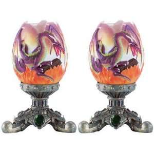  New Dragon Statue Egg Lamp Candle Holder Candleholder 