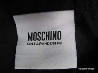 Moschino Cheap & Chic Black Ruffle Button Down Jacket 2  