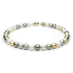   Available w/ 22 Inch   Solid Yellow Gold Clasp Unique Pearl Jewelry
