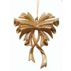 Kurt Adler Seasons of Elegance Gold Glitter Bow Christmas Ornament 6