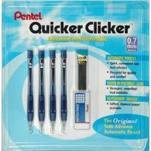   Automatic Pencil Ensemble O.7 mm Medium   4 Pack