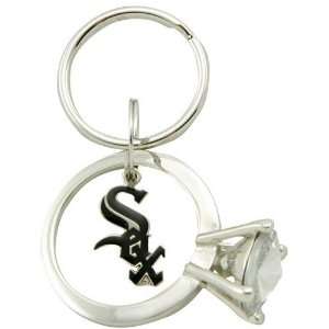  MLB Chicago White Sox Jumbo Bling Ring Keychain Sports 