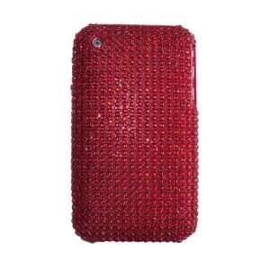  Modern Tech Red Diamante Case/ Cover for iPhone 3G/ 3GS 