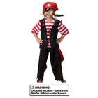 Aeromax Little Boys Cute Red Pirate Halloween Costume Outfit 12/14